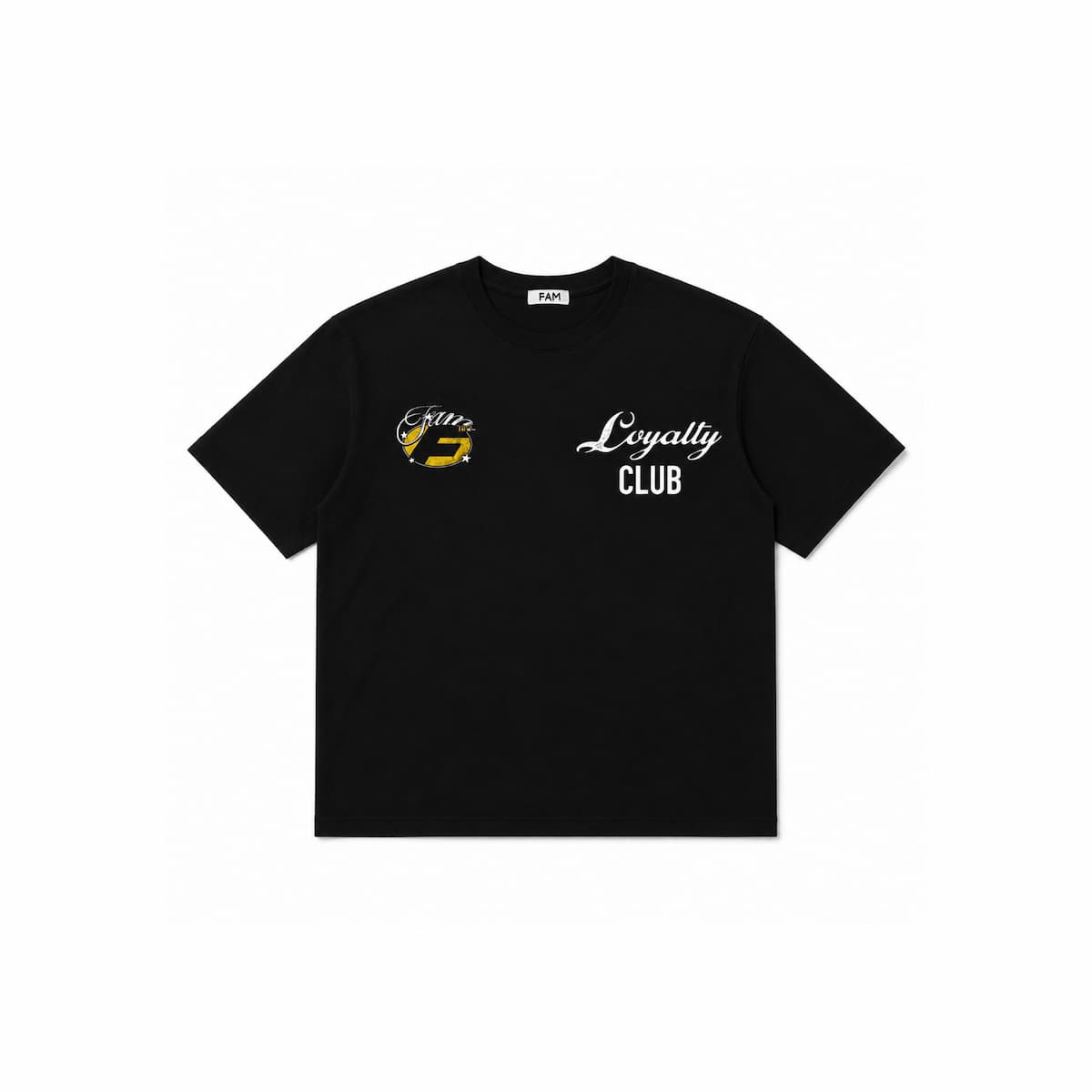 FAM OLD MONEY '' Tee - Black