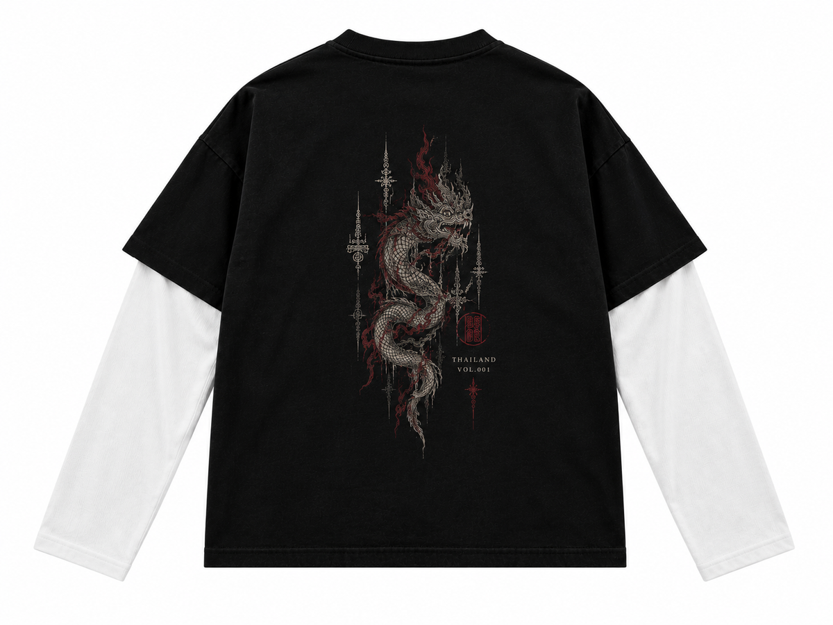 FAM Naga Layered LS — Black