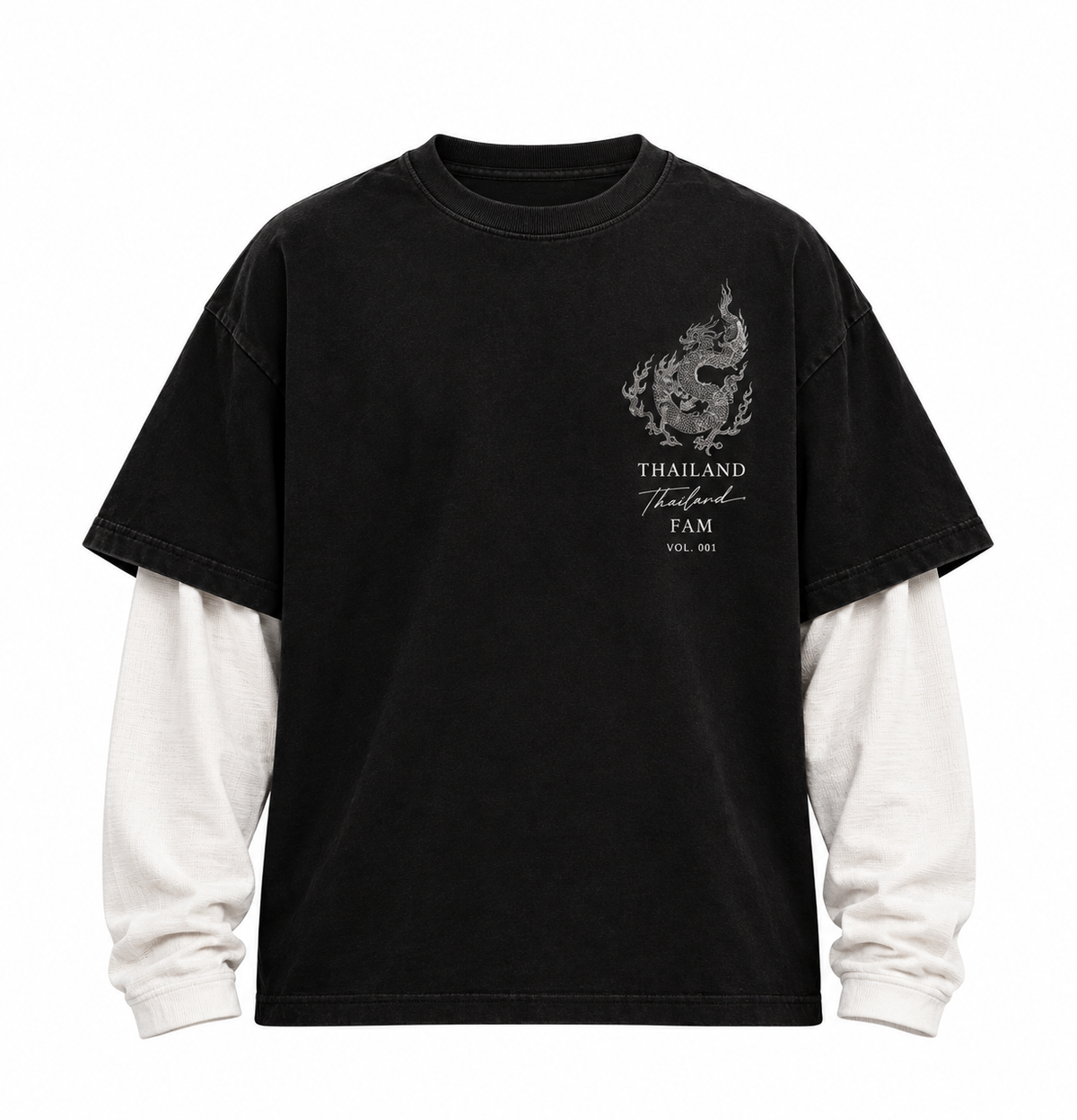 FAM Naga Layered LS — Black