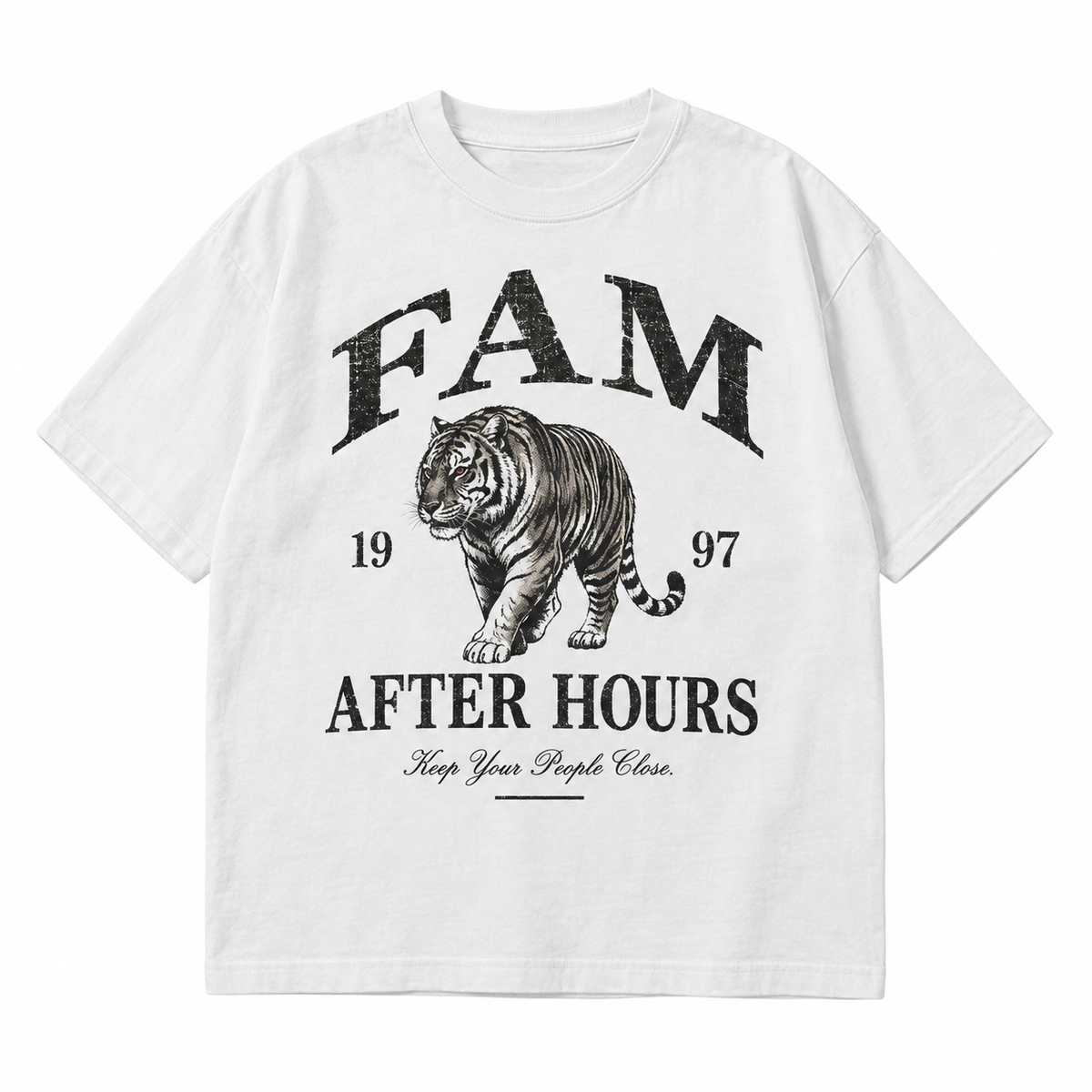 FAM Tig3r Tee - White