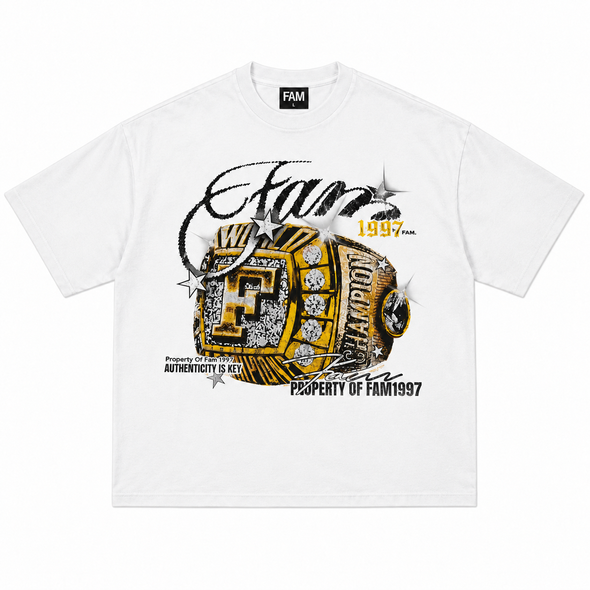 FAM Championship Tee - White