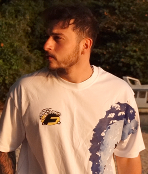Fam Splash Tee - White