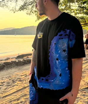FAM Splash Tee - Black