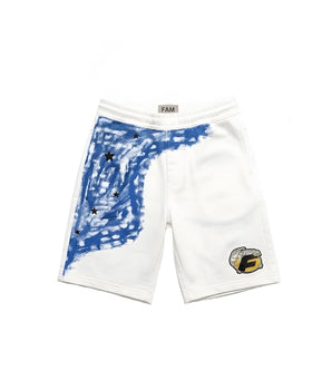 FAM Splash Short - White