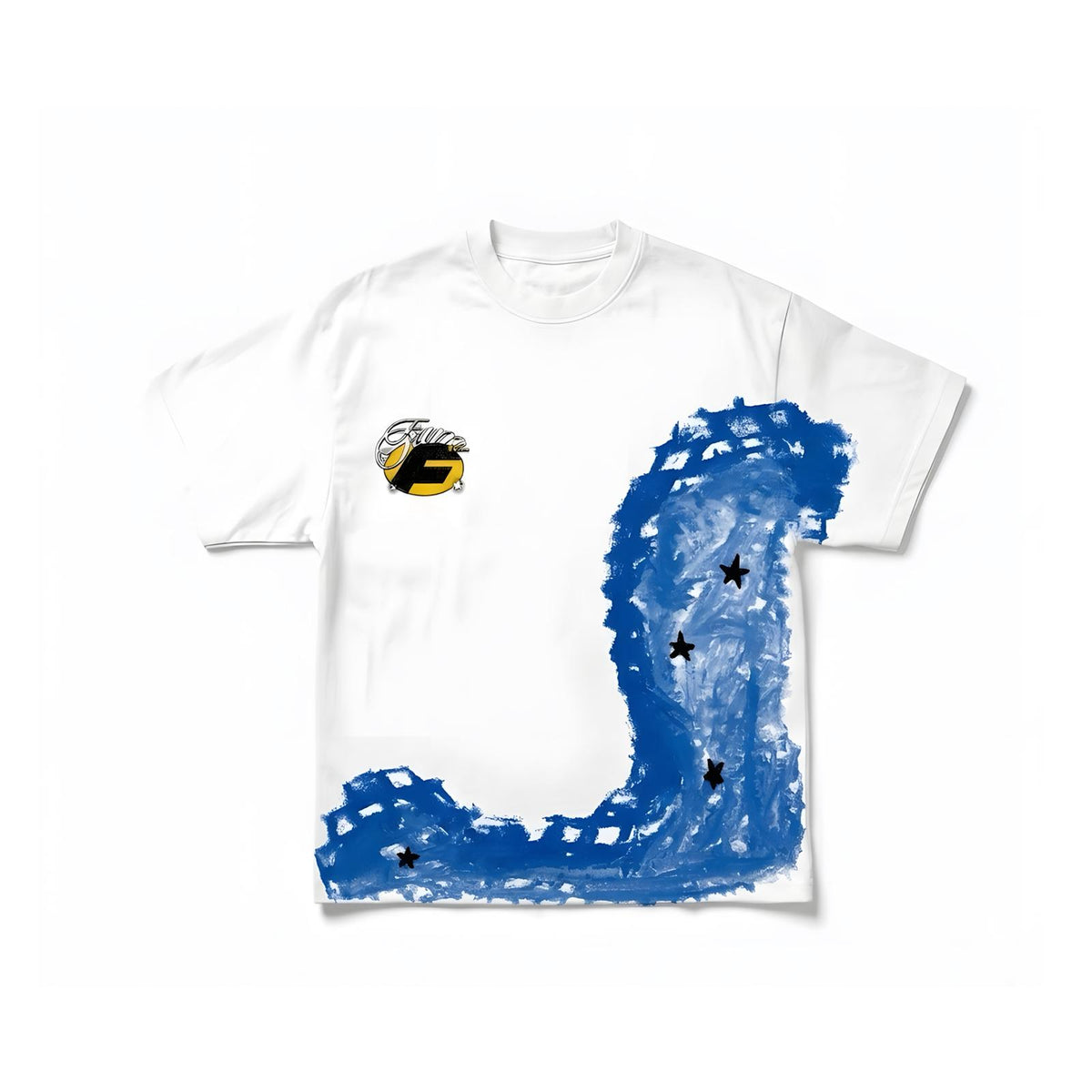 Fam Splash Tee - White