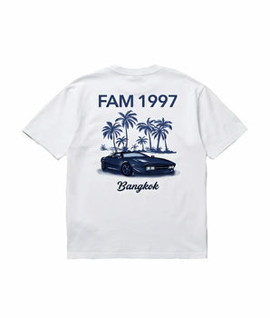FAM Bangkok Drive Tee – White