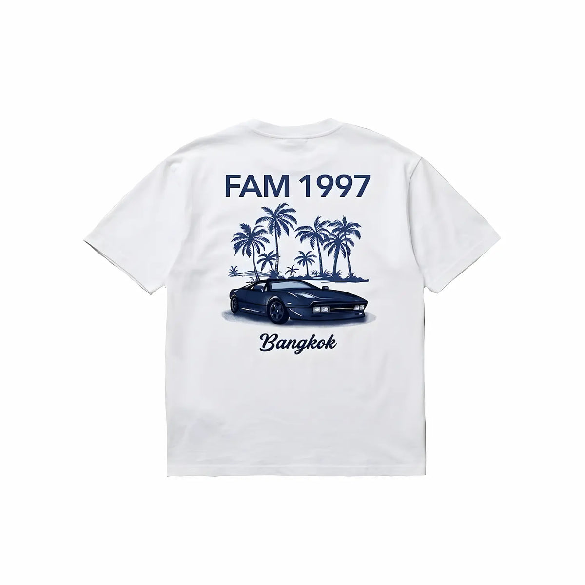 FAM Bangkok Drive Tee – White