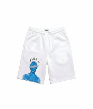 FAM Faceless Shorts - White