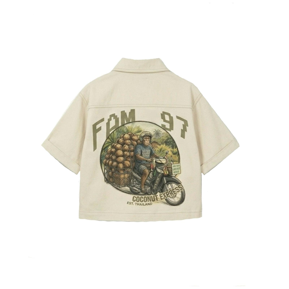 FAM Coconut Express Shirt – Off White