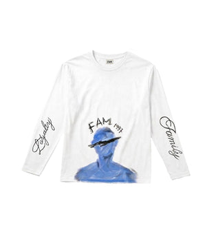 FAM Faceless Long Sleeve - White