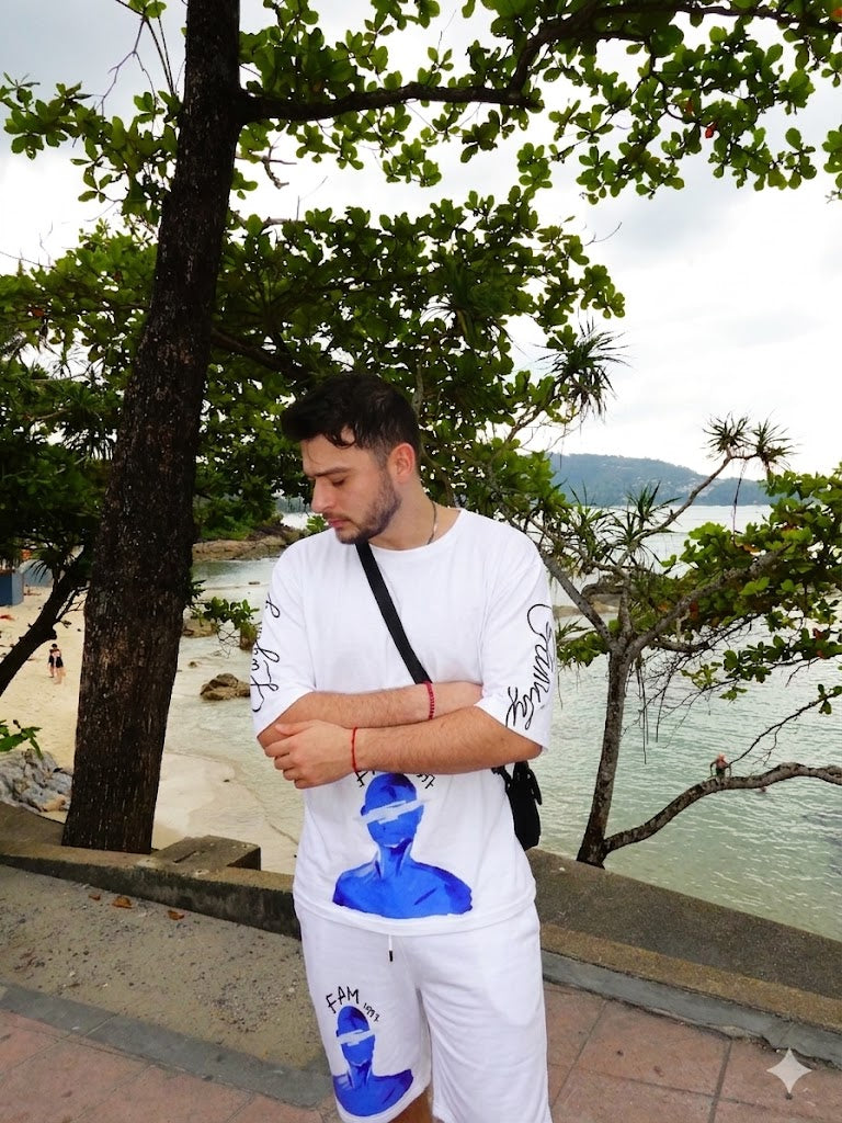 FAM Faceless Shorts - White